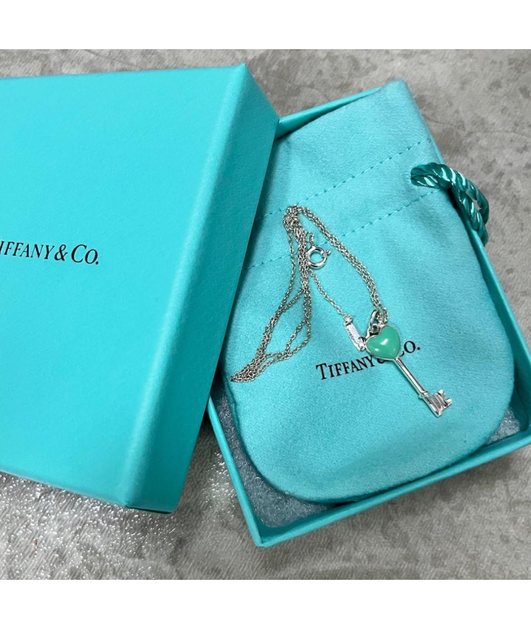 TIFFANY&CO Бирюзовый серебряный кулон, фото 5