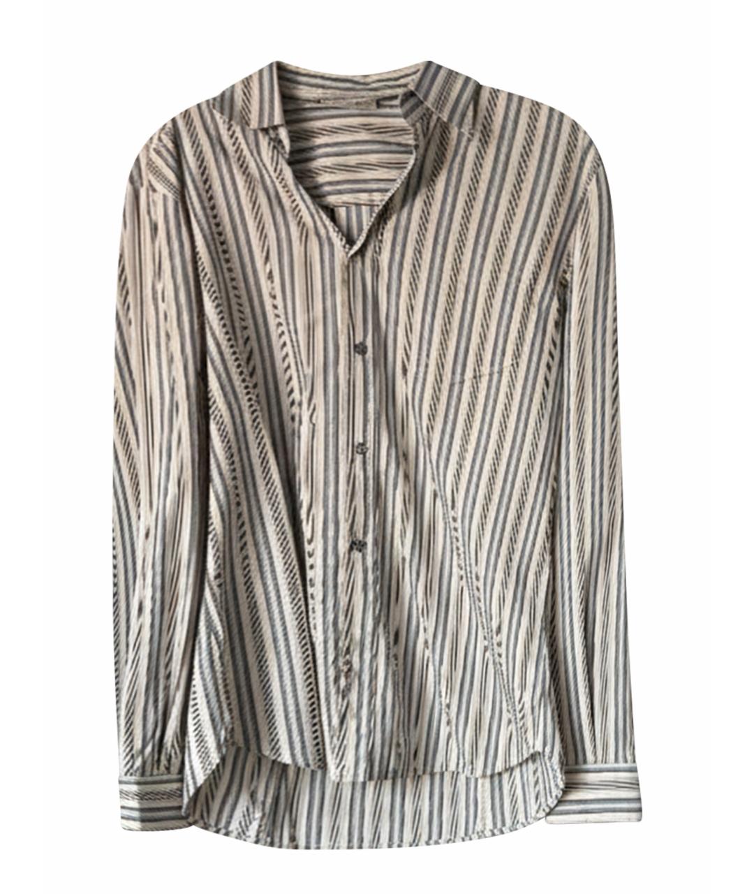 DOLCE&GABBANA Бежевая хлопковая кэжуал рубашка, фото 1