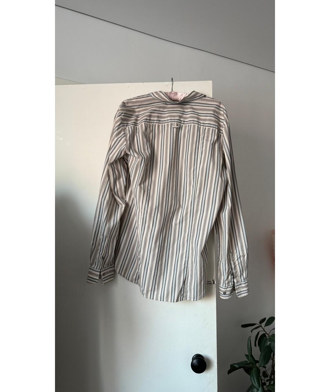 DOLCE&GABBANA Бежевая хлопковая кэжуал рубашка, фото 2