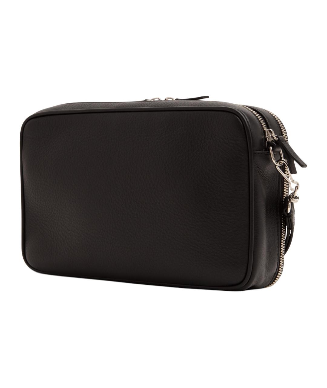 BALENCIAGA Черная кожаная папка для документов, фото 4