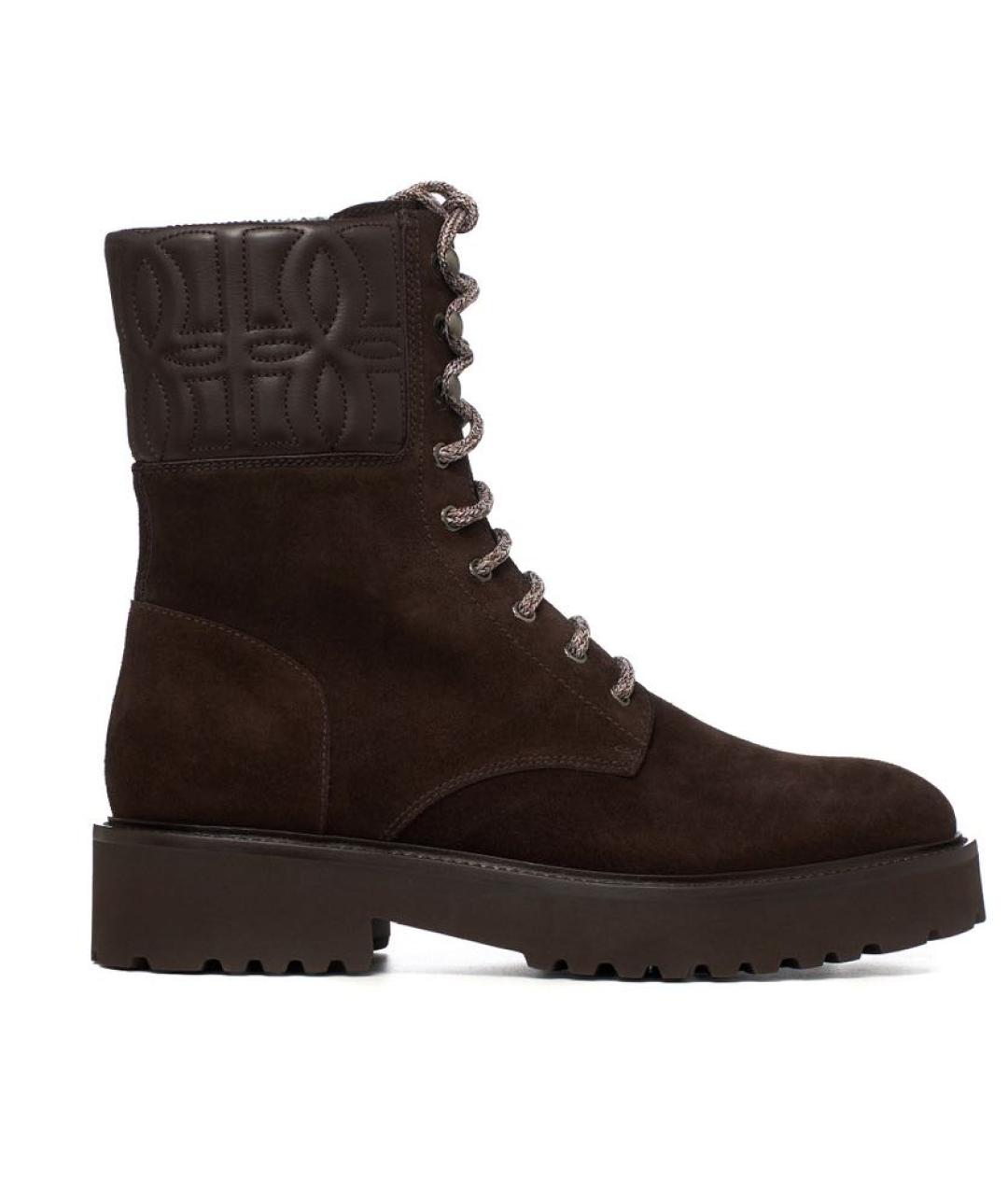 DOUCAL'S Коричневые кожаные ботинки, фото 6