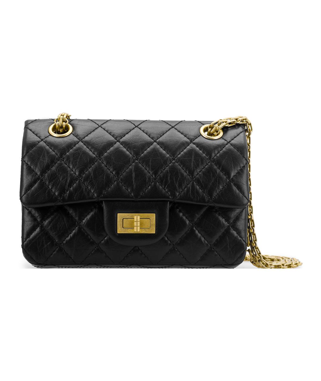 CHANEL Черная кожаная сумка через плечо, фото 1