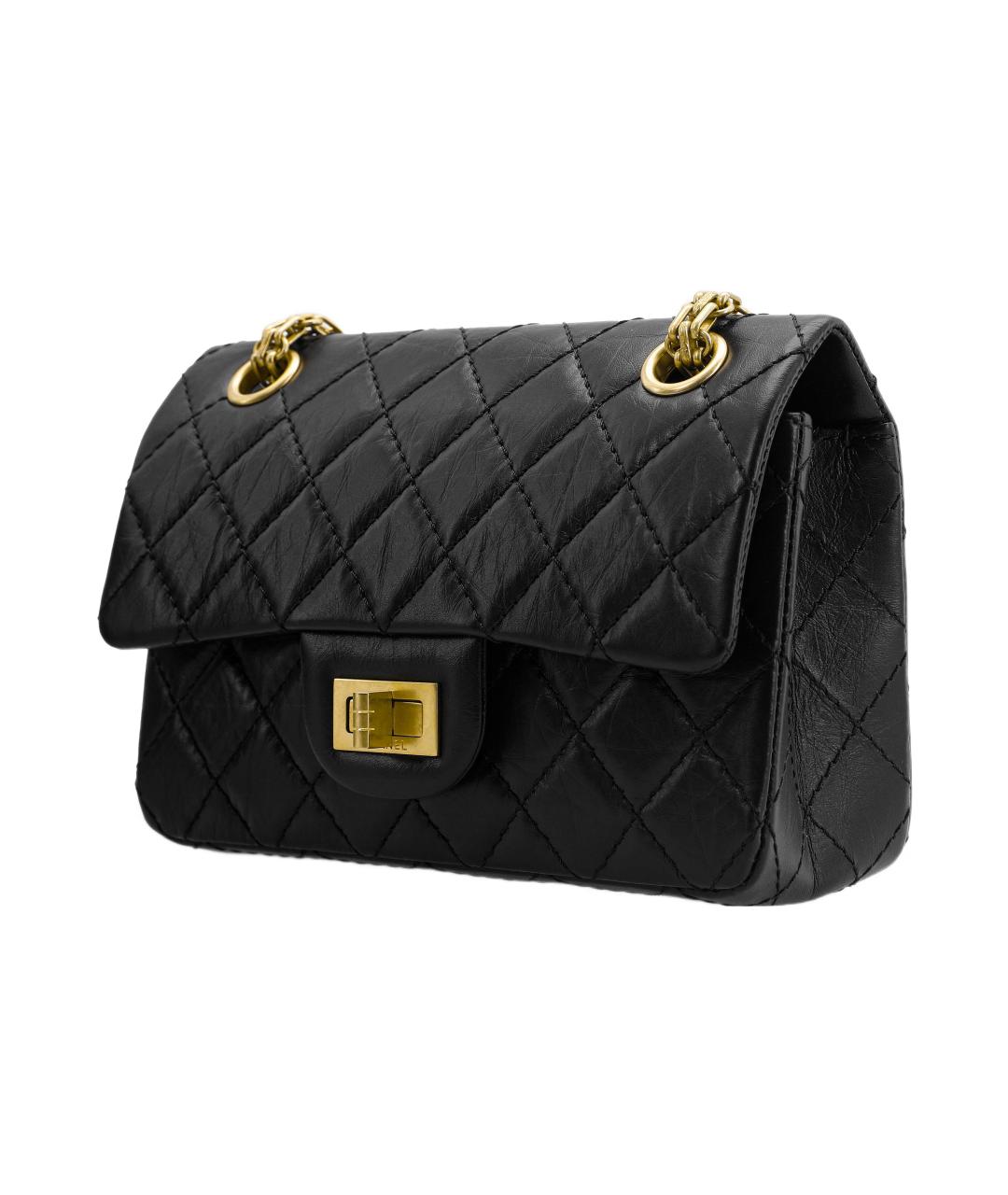 CHANEL Черная кожаная сумка через плечо, фото 2