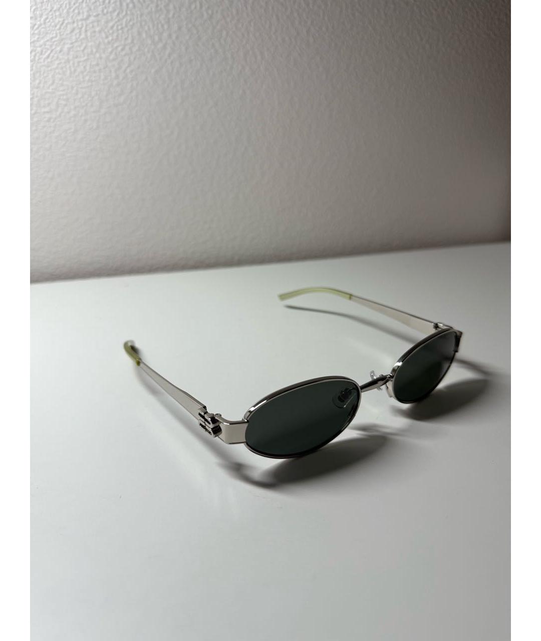 GENTLE MONSTER Серебряные металлические солнцезащитные очки, фото 2