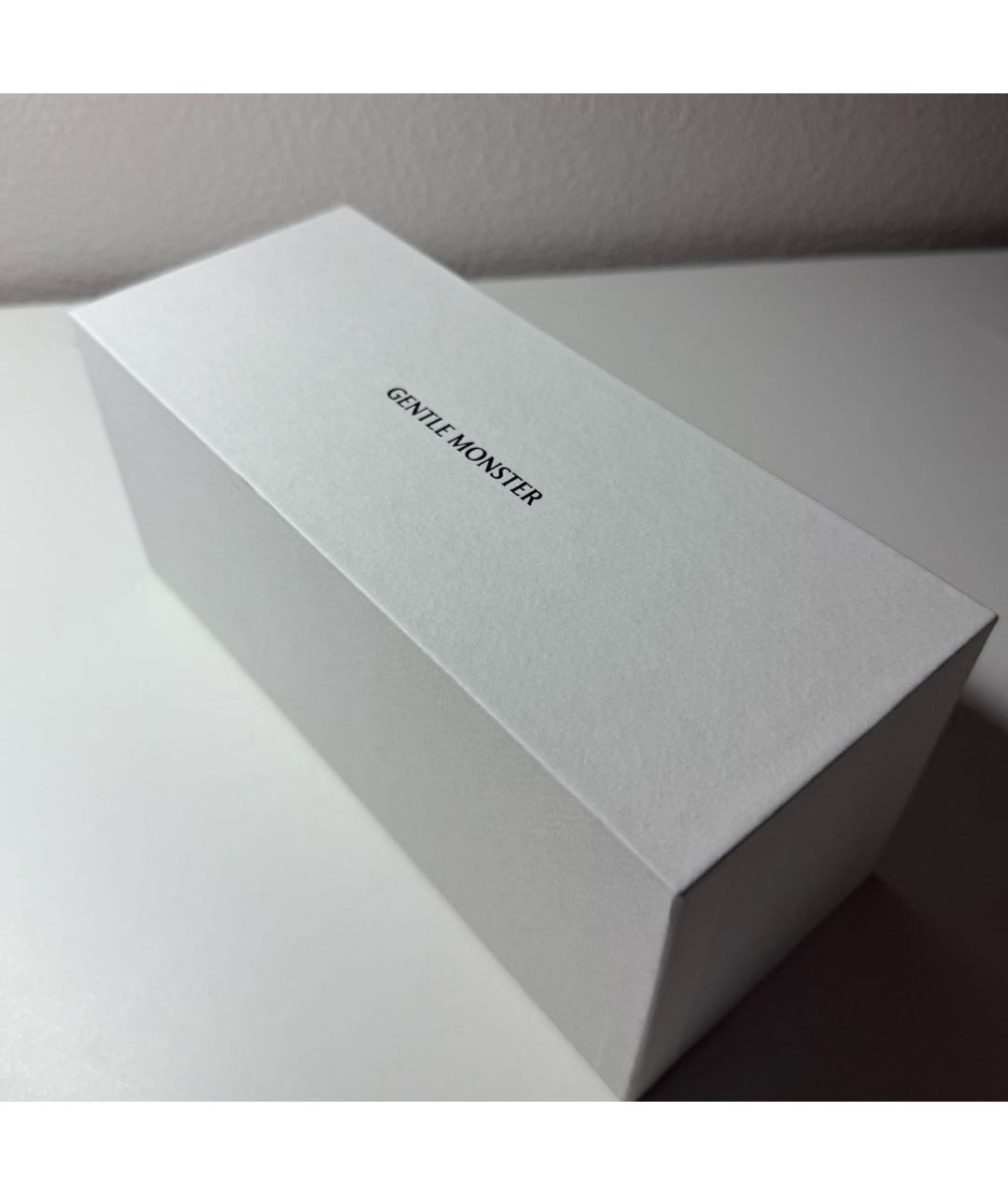 GENTLE MONSTER Серебряные металлические солнцезащитные очки, фото 4