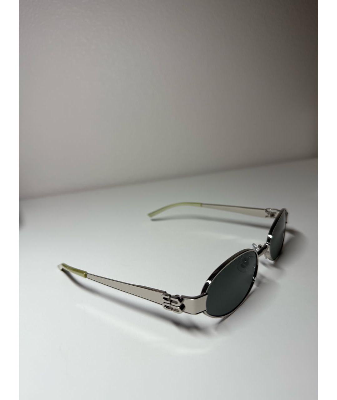 GENTLE MONSTER Серебряные металлические солнцезащитные очки, фото 3