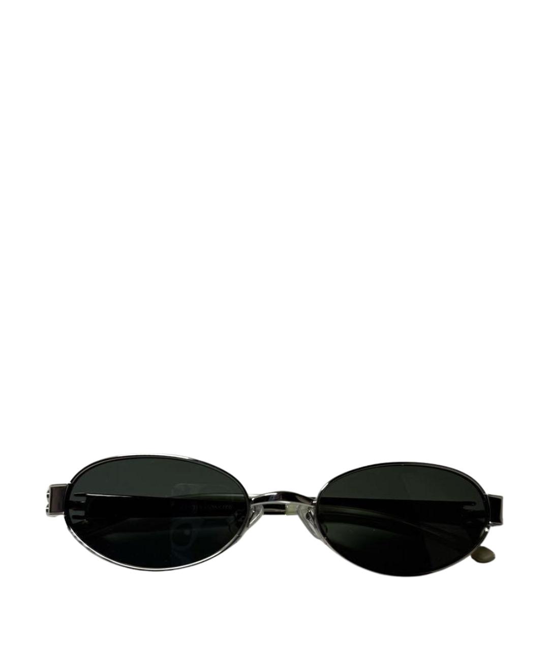 GENTLE MONSTER Серебряные металлические солнцезащитные очки, фото 1