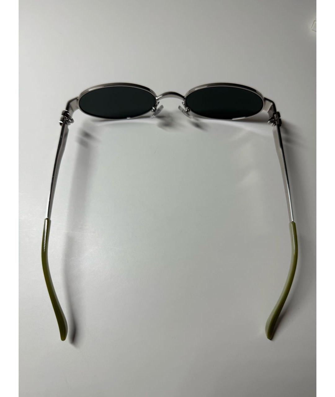 GENTLE MONSTER Серебряные металлические солнцезащитные очки, фото 7