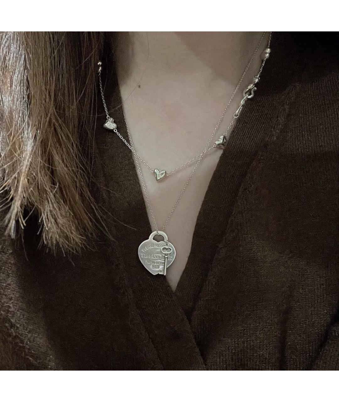 TIFFANY&CO Серебряная серебряная подвеска, фото 2