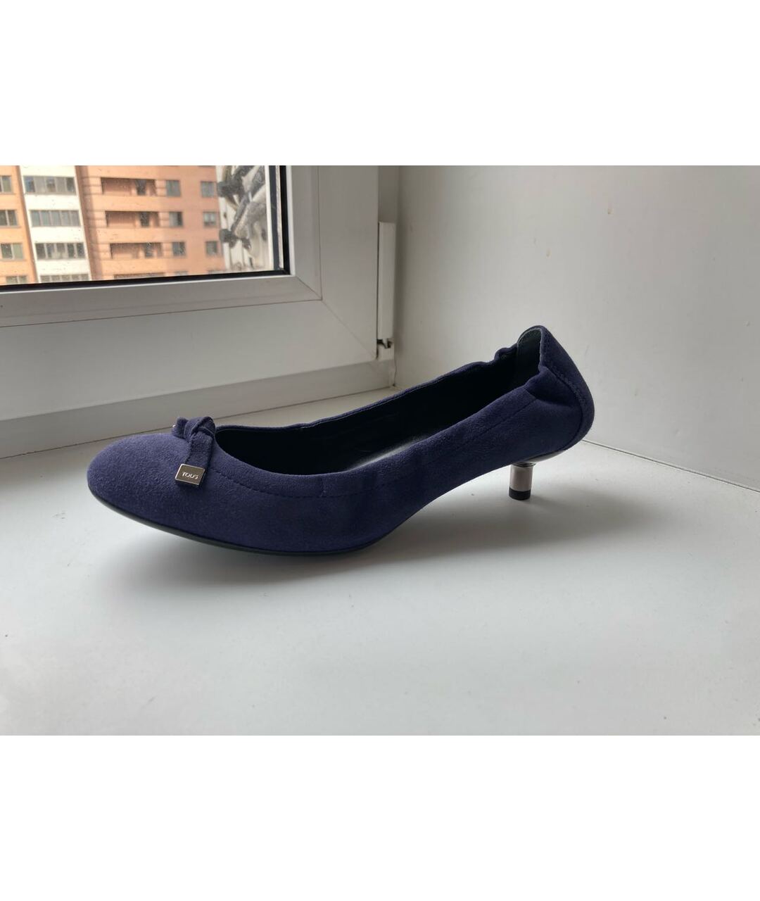 TOD'S Темно-синие замшевые туфли, фото 6
