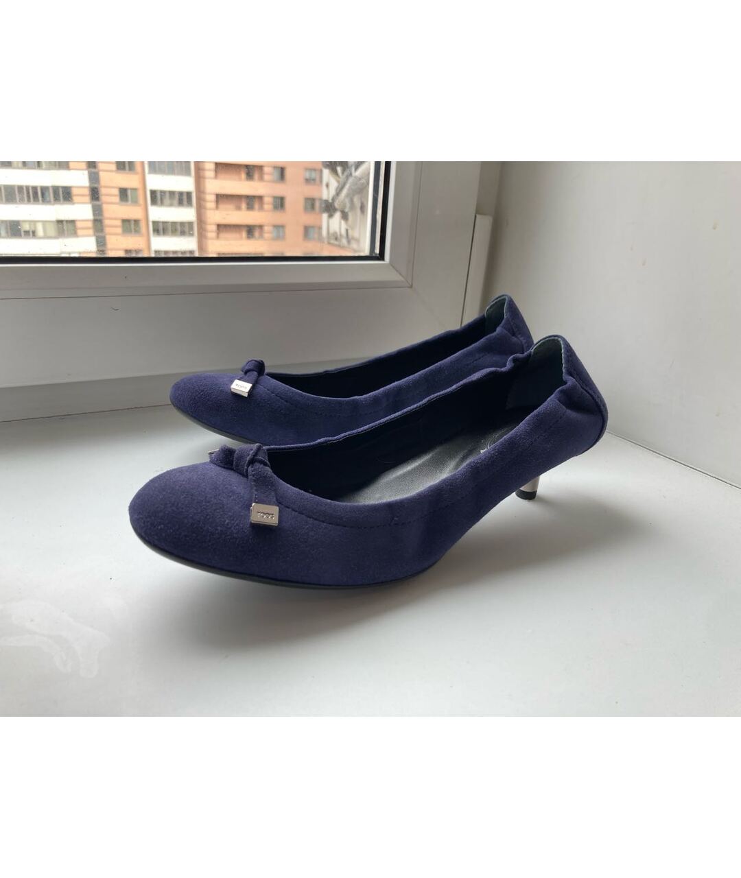 TOD'S Темно-синие замшевые туфли, фото 2