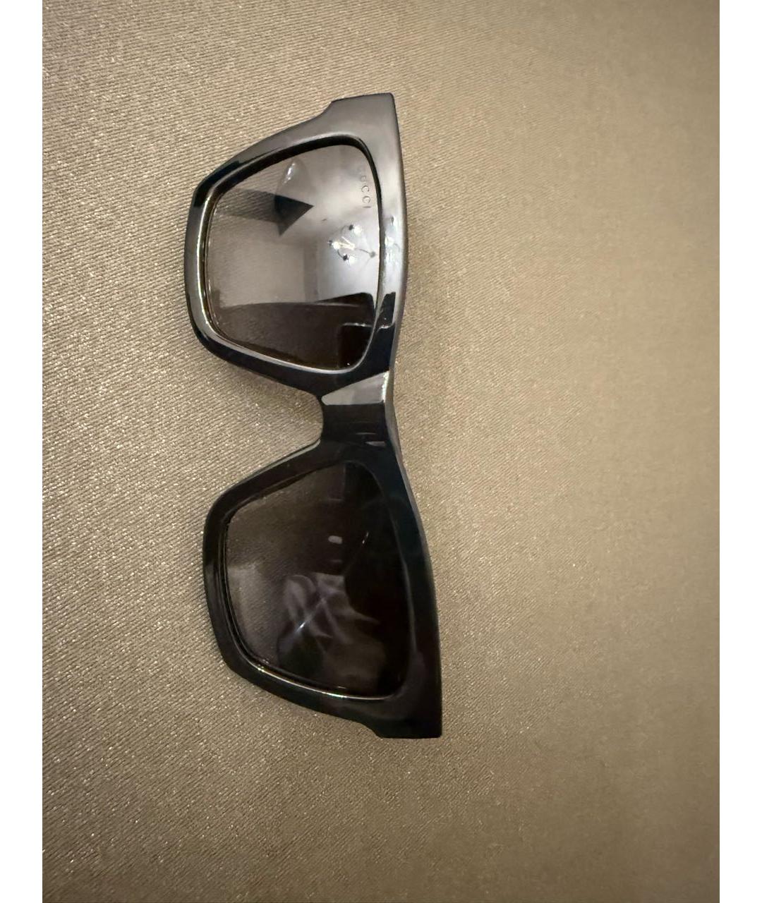 GUCCI Черные пластиковые солнцезащитные очки, фото 5