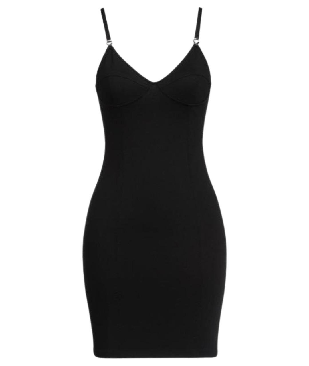 COPERNI Черное вискозное коктейльное платье, фото 1