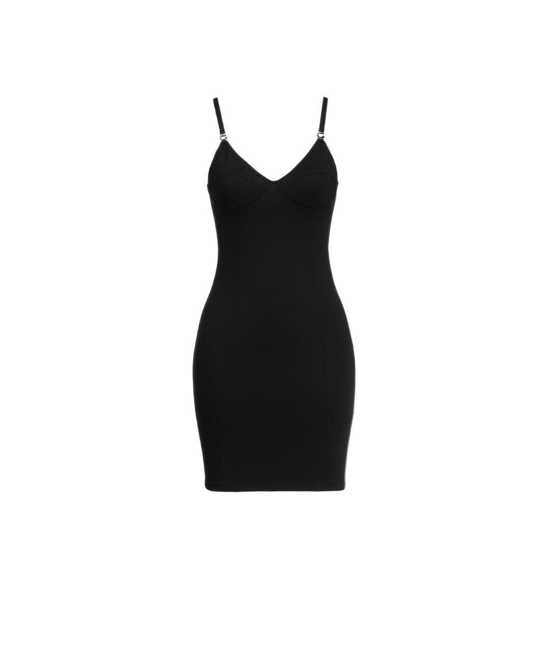 COPERNI Черное вискозное коктейльное платье, фото 8