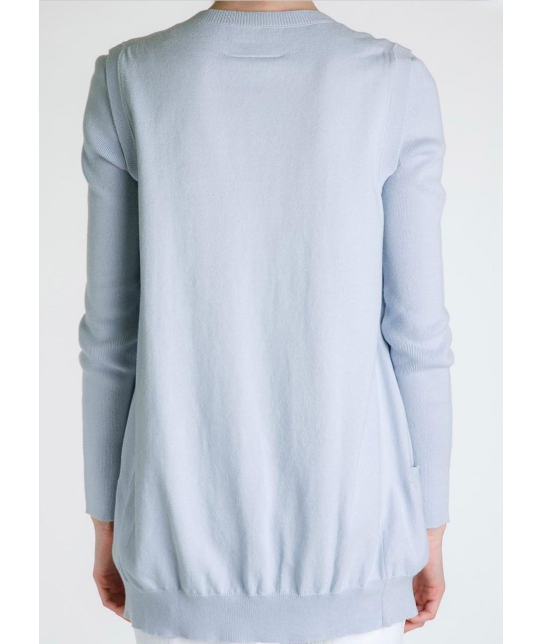 MM6 MAISON MARGIELA Голубой хлопковый джемпер / свитер, фото 5