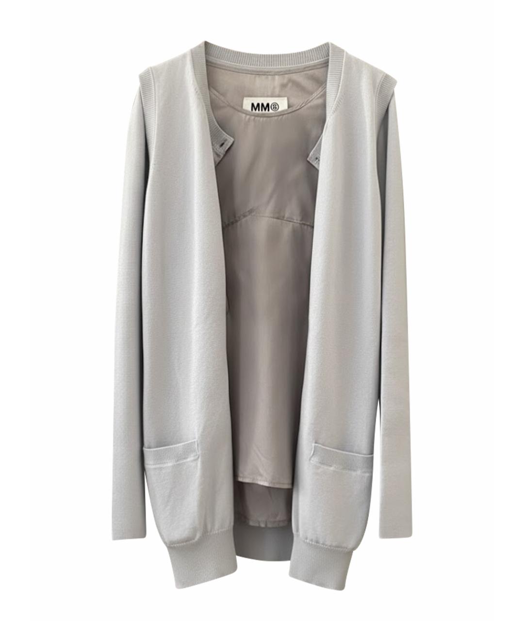 MM6 MAISON MARGIELA Голубой хлопковый джемпер / свитер, фото 1