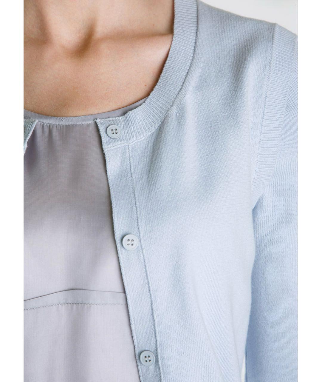 MM6 MAISON MARGIELA Голубой хлопковый джемпер / свитер, фото 6