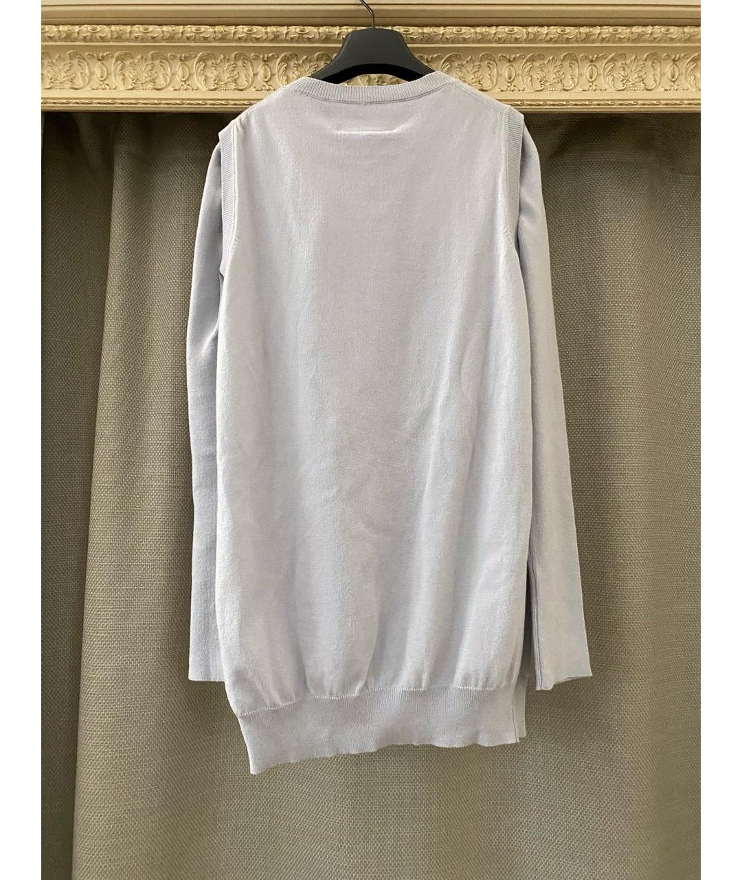 MM6 MAISON MARGIELA Голубой хлопковый джемпер / свитер, фото 8