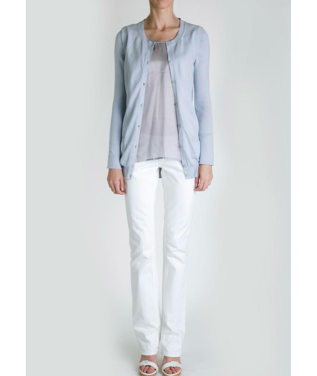 MM6 MAISON MARGIELA Голубой хлопковый джемпер / свитер, фото 3