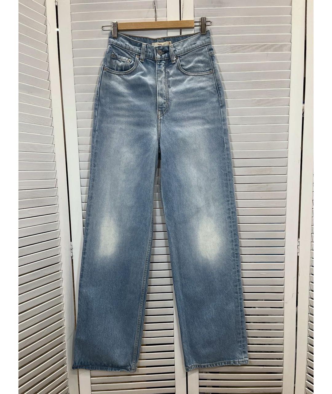 LEVI'S Голубые хлопковые джинсы клеш, фото 8