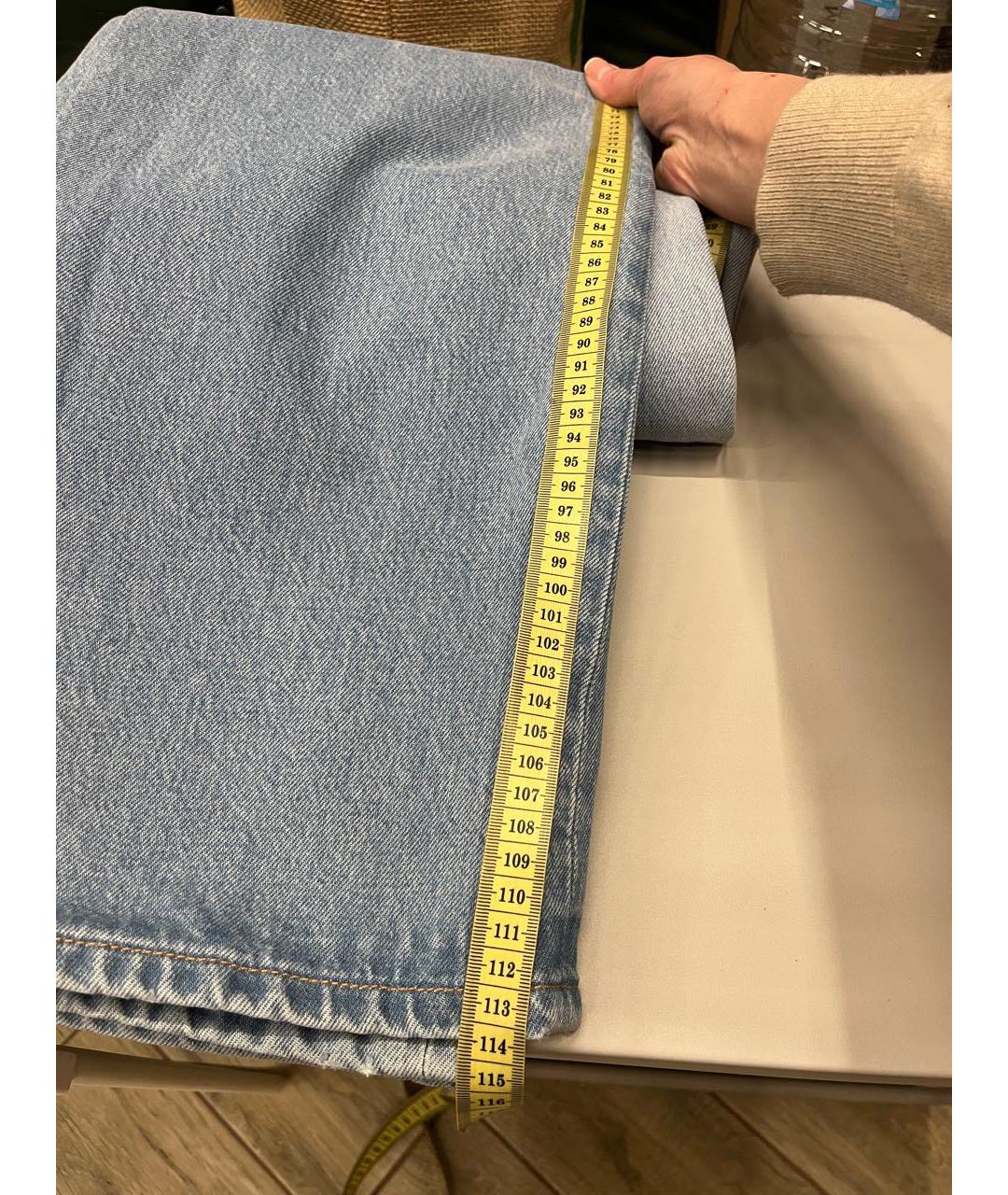 LEVI'S Голубые хлопковые джинсы клеш, фото 2