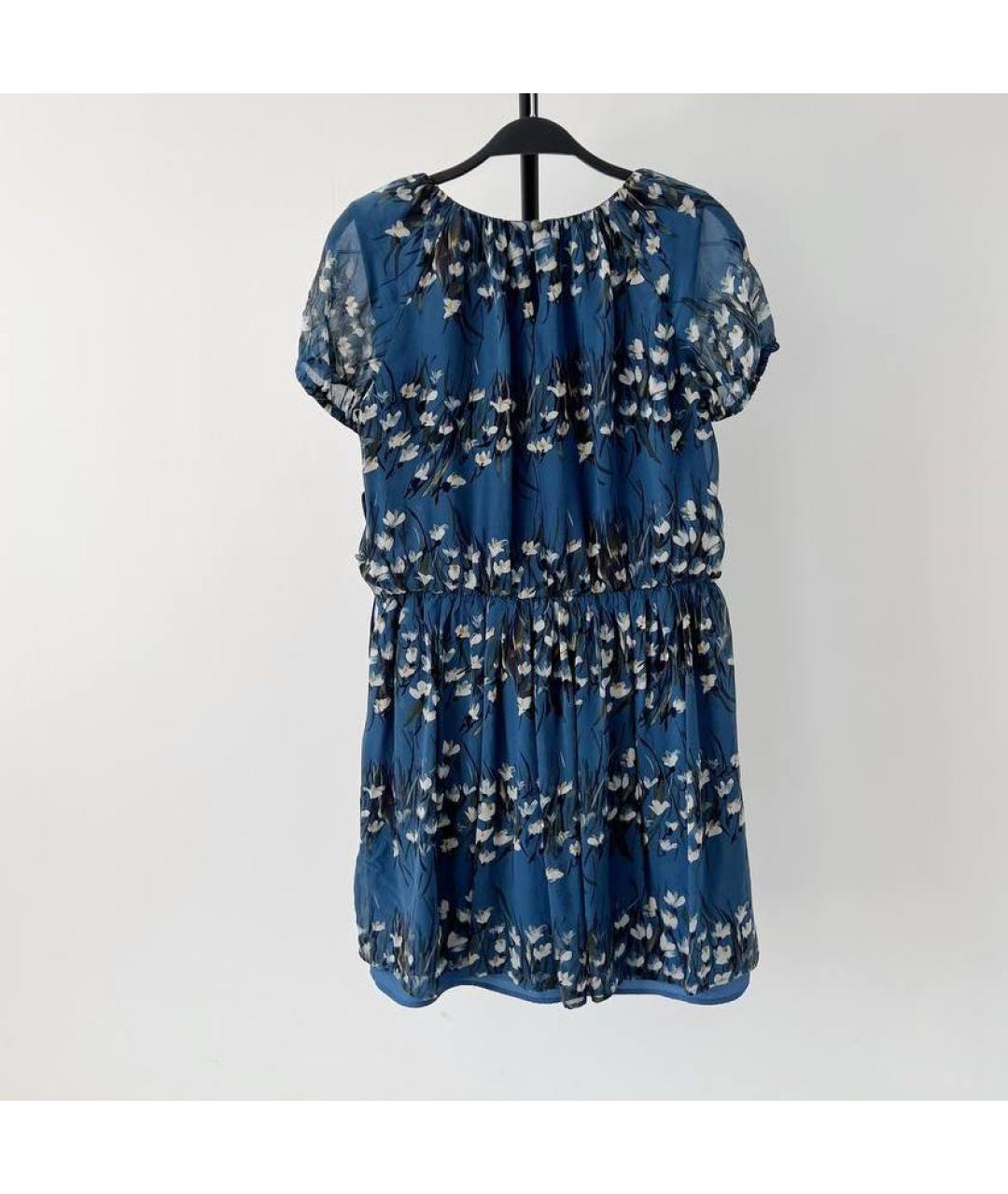 RED VALENTINO Синее повседневное платье, фото 3