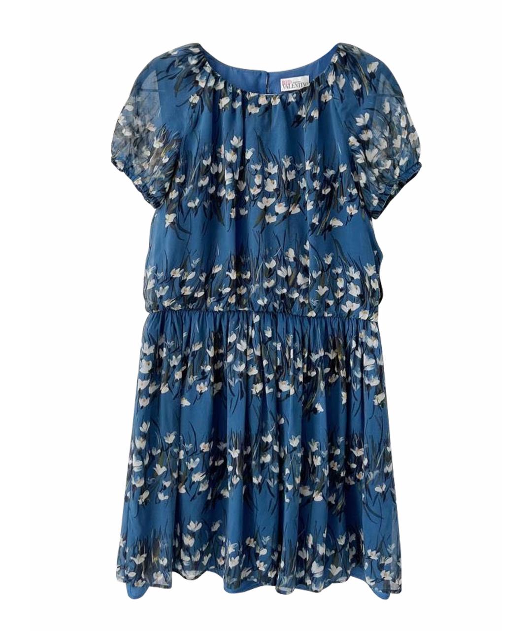 RED VALENTINO Синее повседневное платье, фото 1