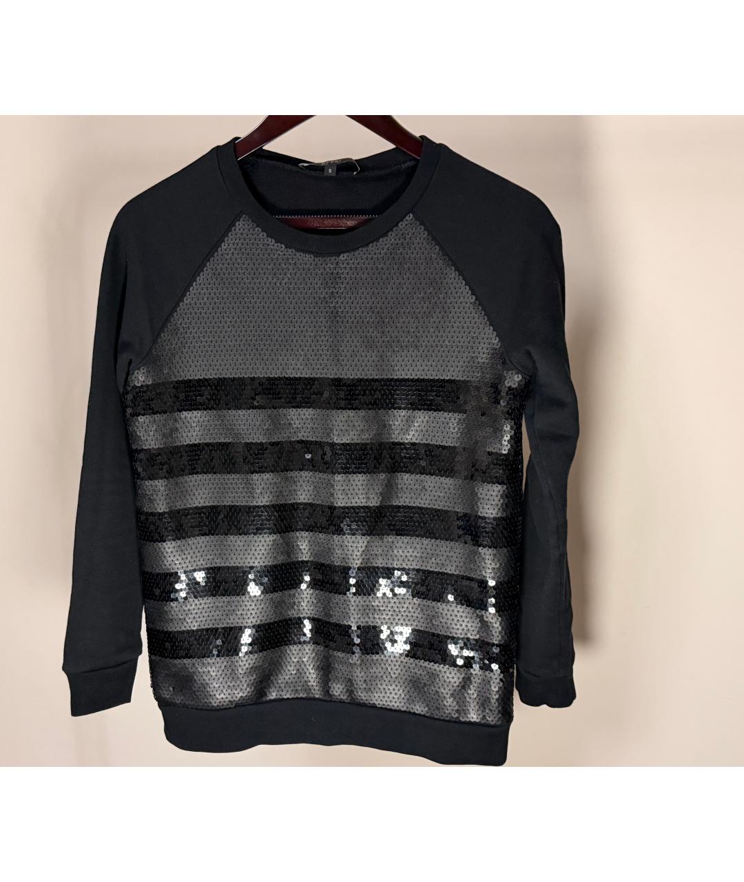 GUCCI Черный хлопко-эластановый джемпер / свитер, фото 6