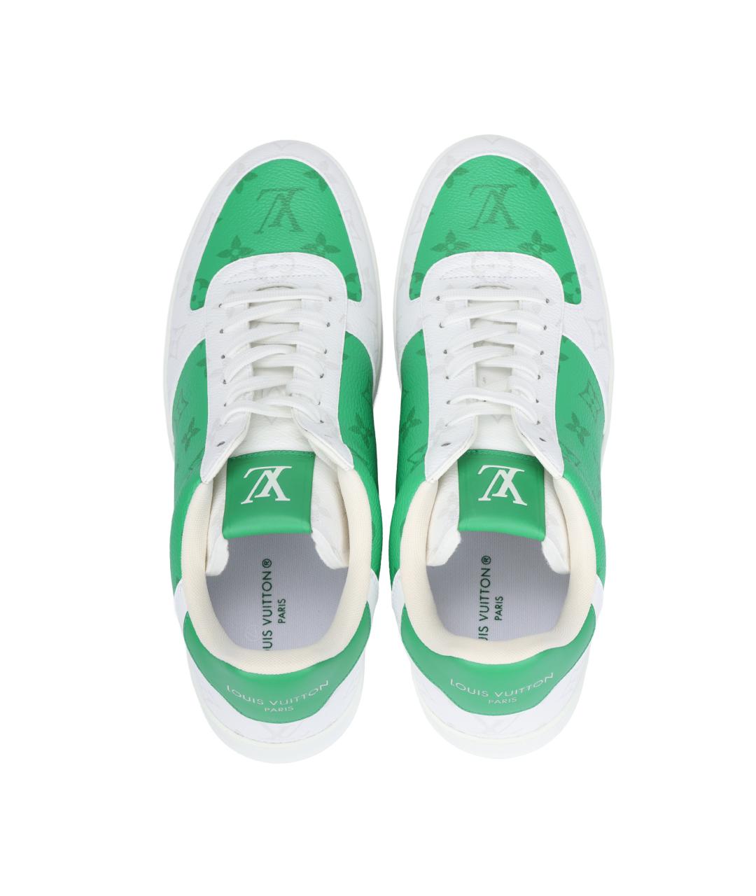 LOUIS VUITTON Белые низкие кроссовки / кеды, фото 3