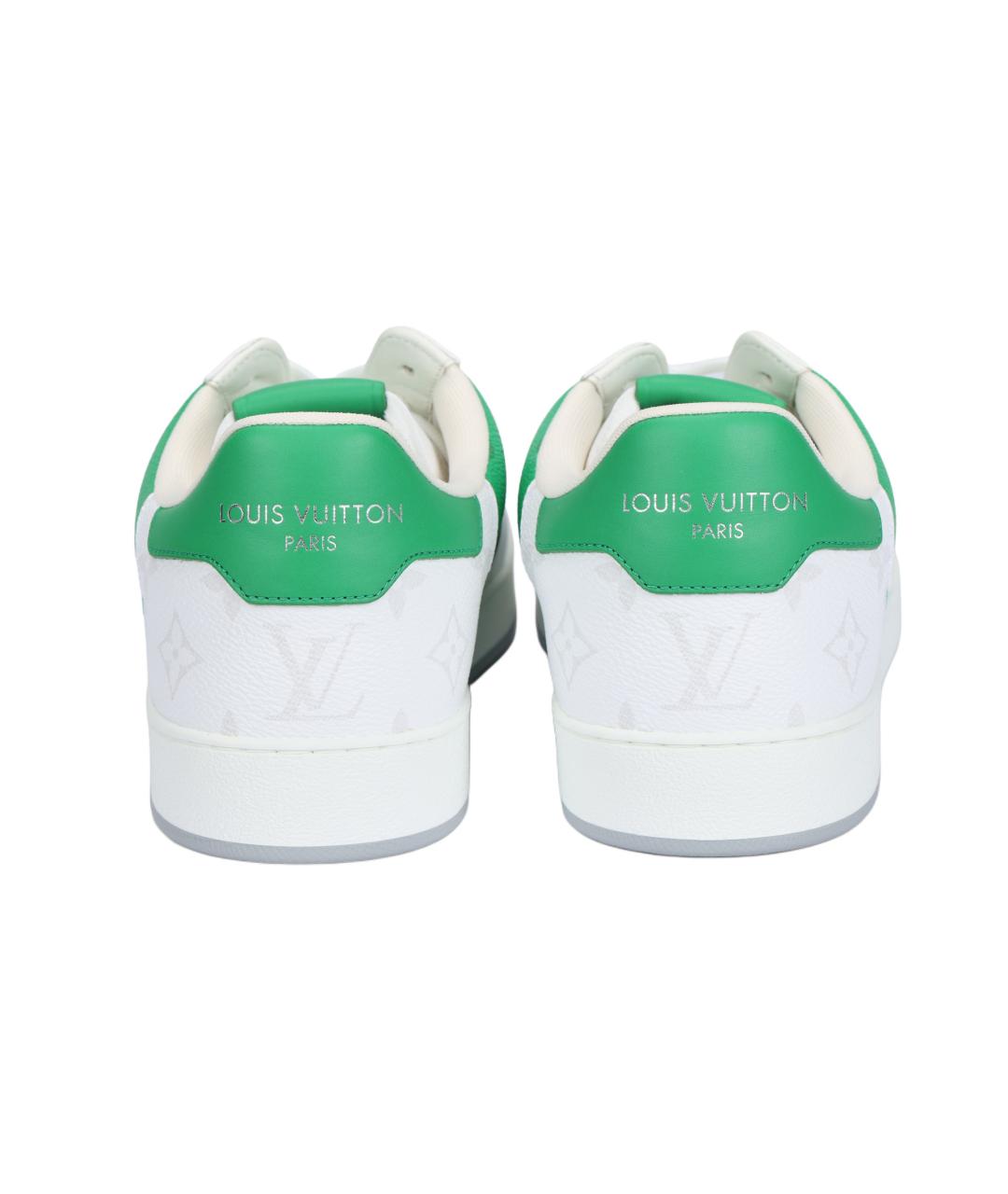 LOUIS VUITTON Белые низкие кроссовки / кеды, фото 4