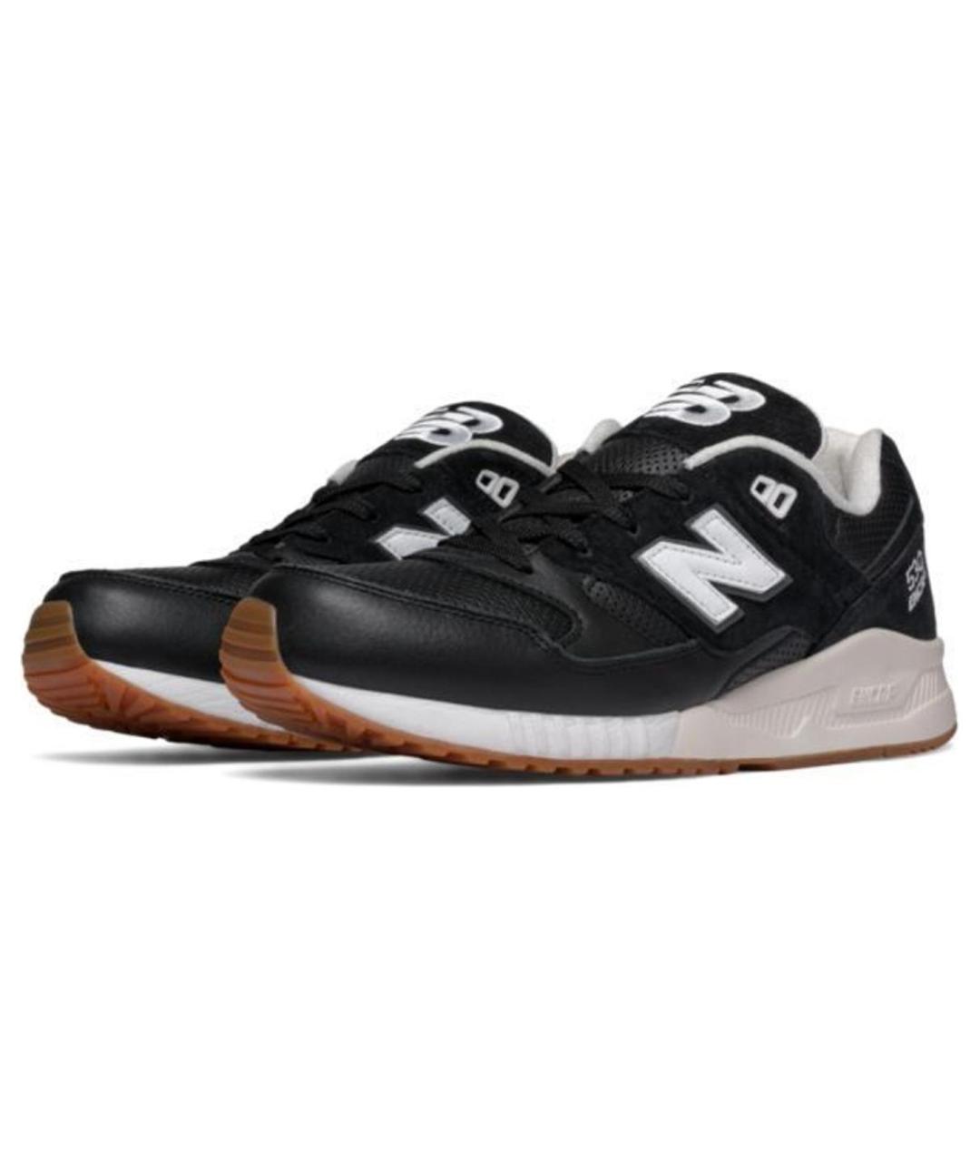 NEW BALANCE Черные кожаные кроссовки, фото 4