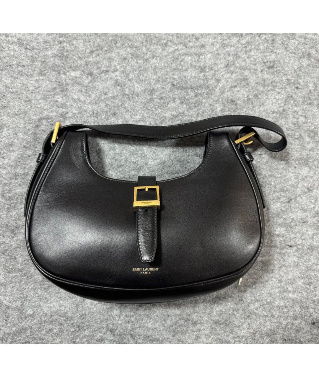 SAINT LAURENT Черная сумка с короткими ручками, фото 2