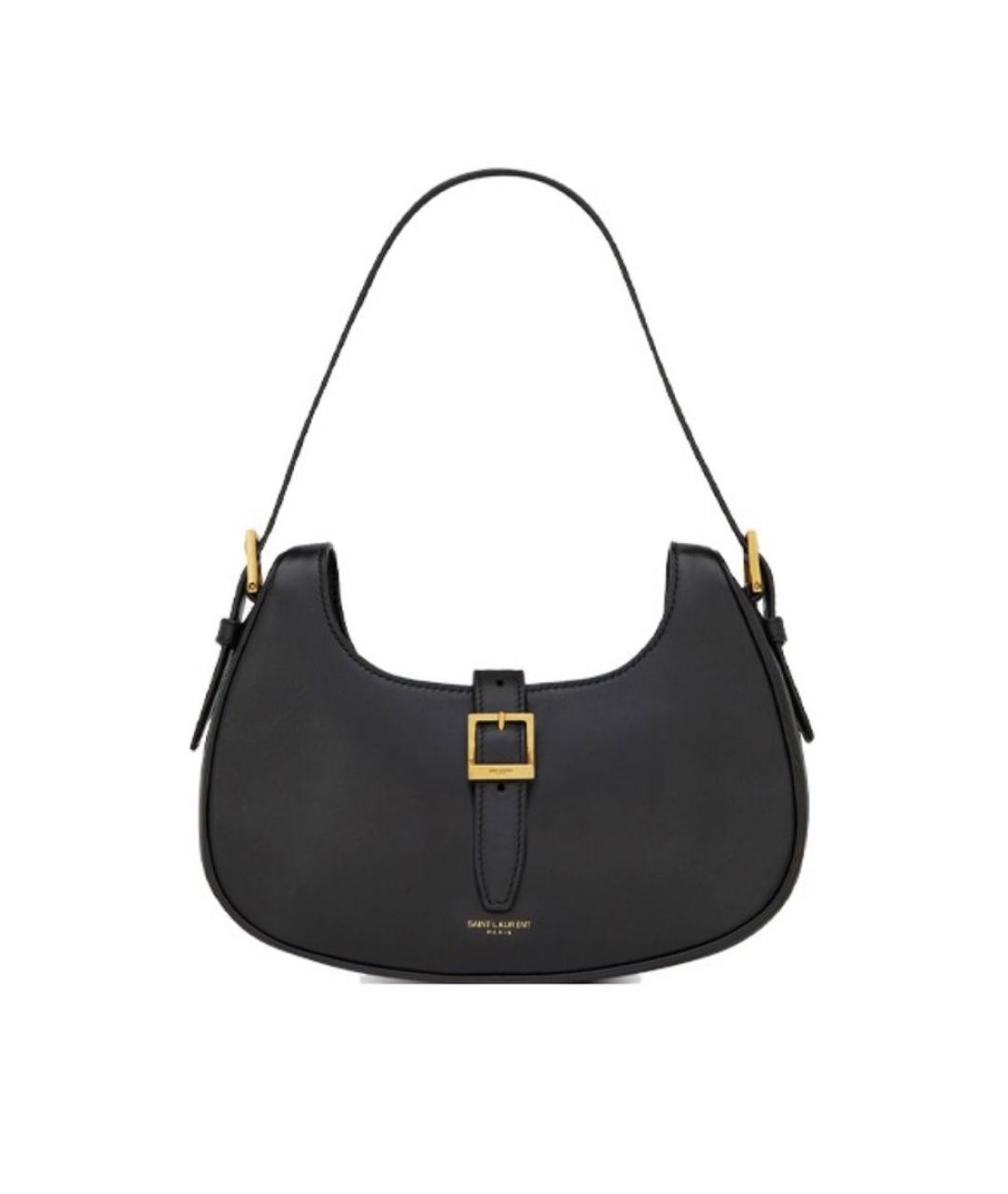 SAINT LAURENT Черная сумка с короткими ручками, фото 8