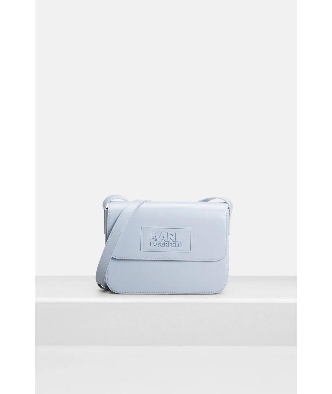 KARL LAGERFELD Голубая сумка через плечо, фото 5