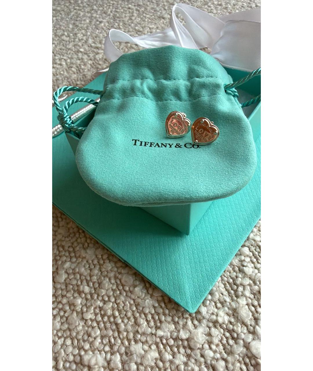 TIFFANY&CO Серебряные серебряные серьги, фото 4