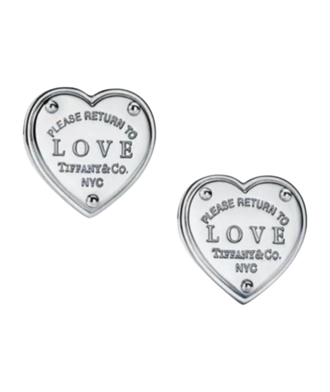 TIFFANY&CO Серебряные серебряные серьги, фото 1