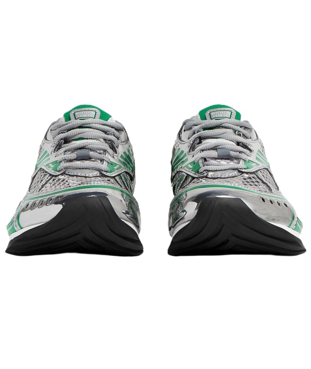 BOTTEGA VENETA Зеленые кроссовки, фото 3