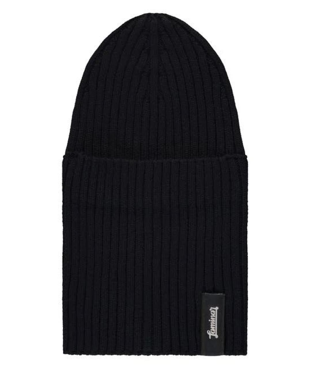 HERNO Темно-синяя шерстяная шапка, фото 6