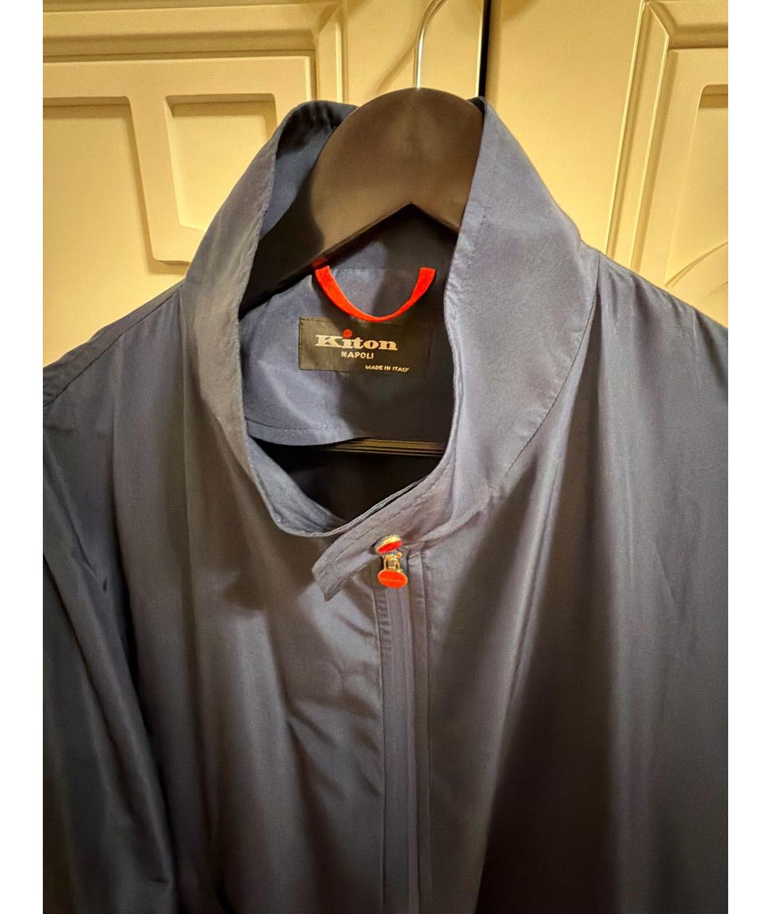 KITON Темно-синяя куртка, фото 3