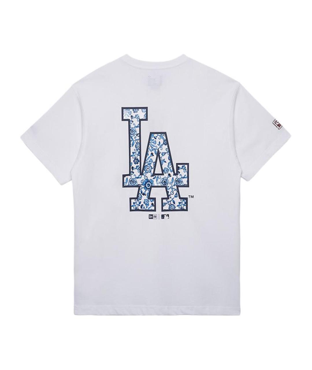 New Era Белая хлопковая футболка, фото 1