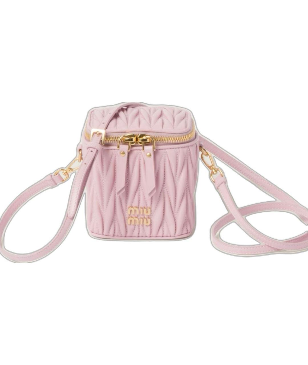 MIU MIU Розовая сумка через плечо, фото 9