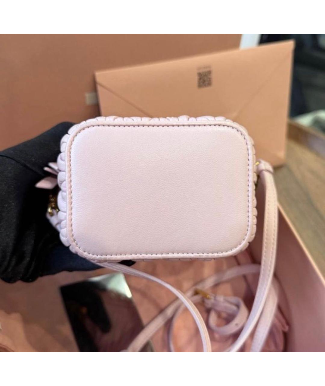 MIU MIU Розовая сумка через плечо, фото 4