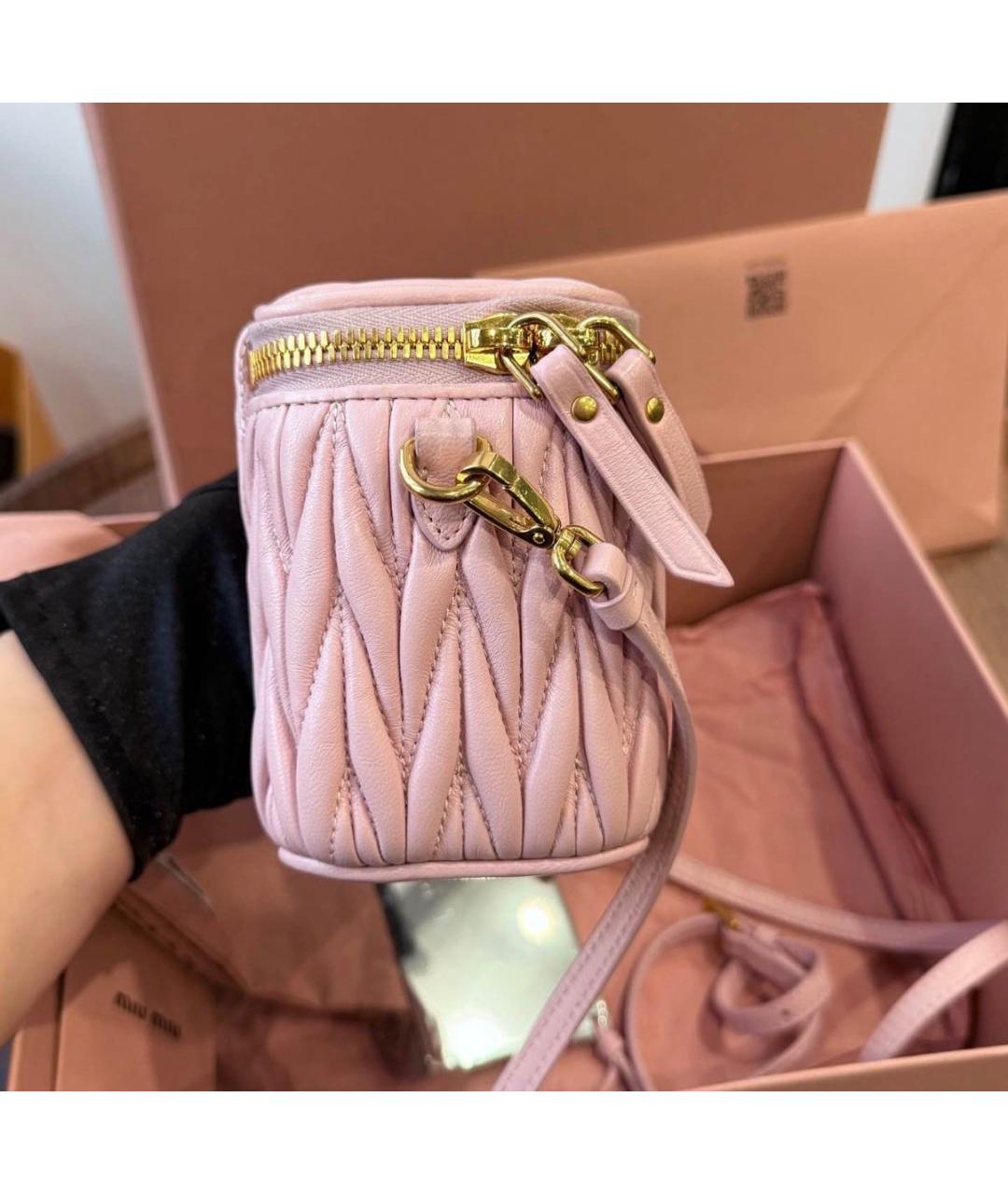 MIU MIU Розовая сумка через плечо, фото 8