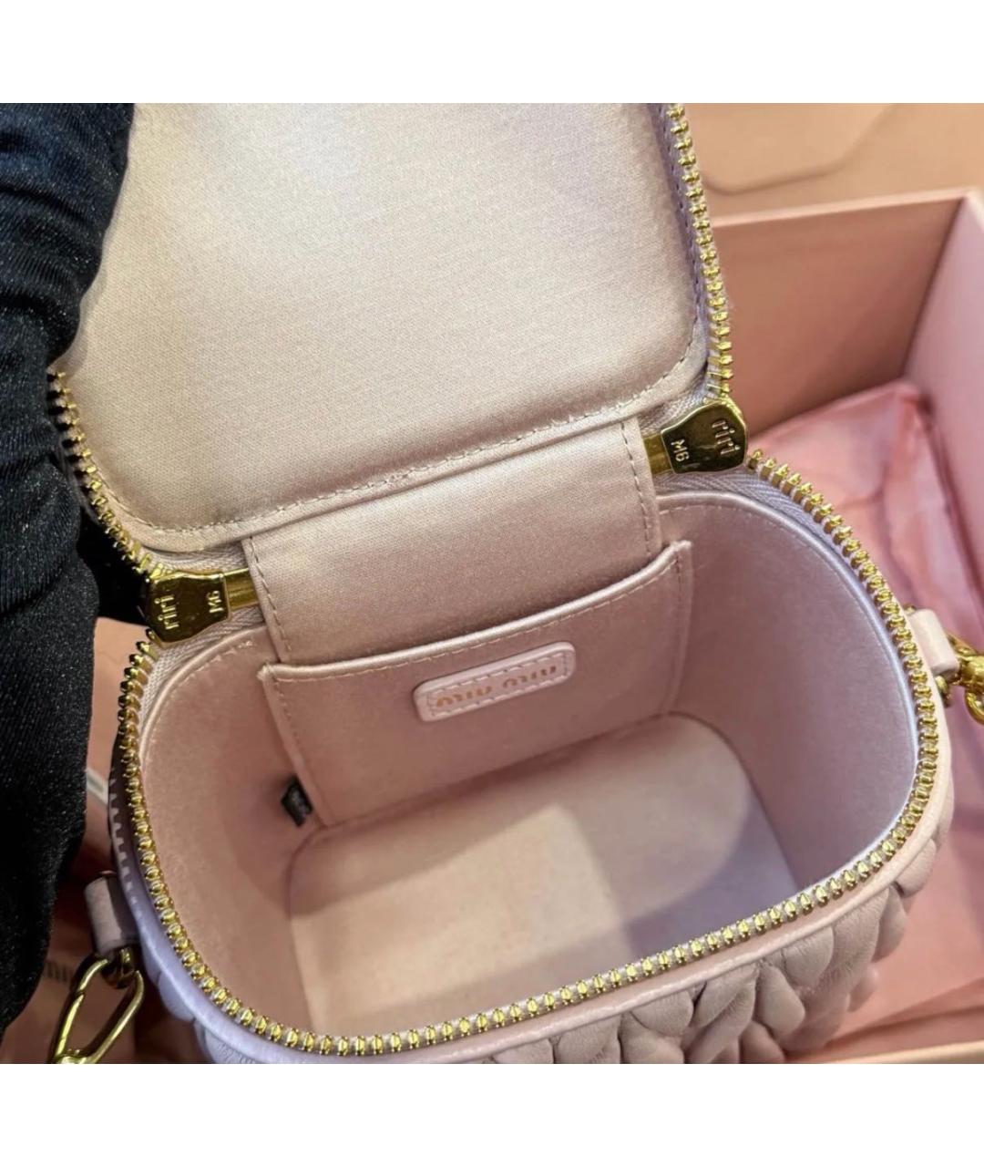 MIU MIU Розовая сумка через плечо, фото 5