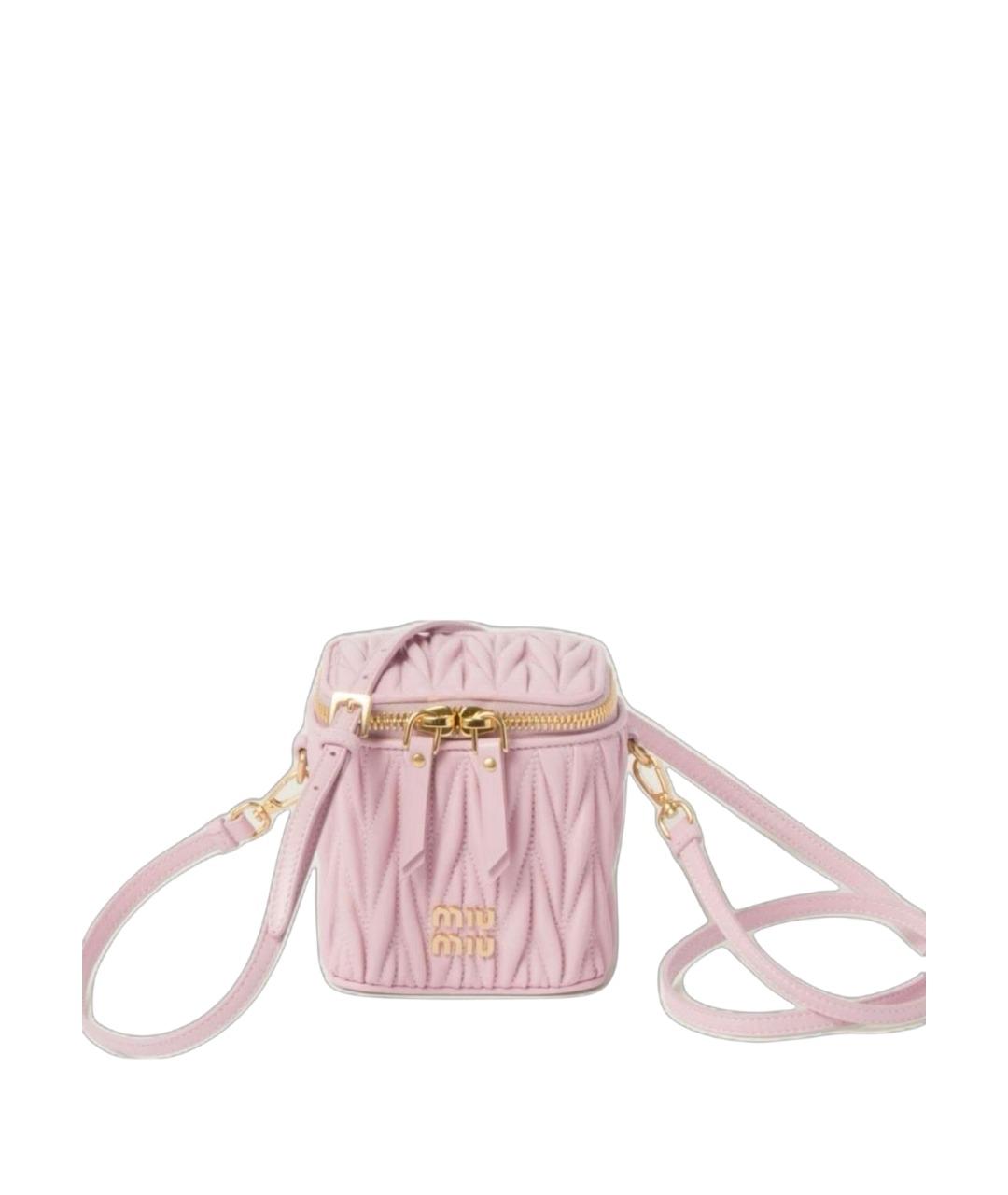 MIU MIU Розовая сумка через плечо, фото 1