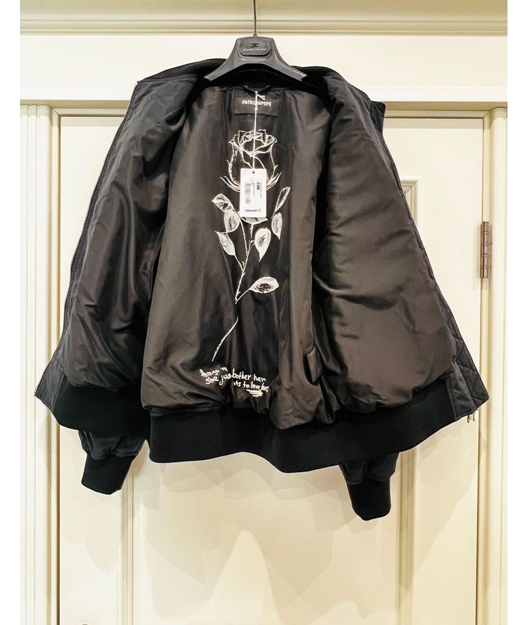 PATRIZIA PEPE Черная куртка, фото 3