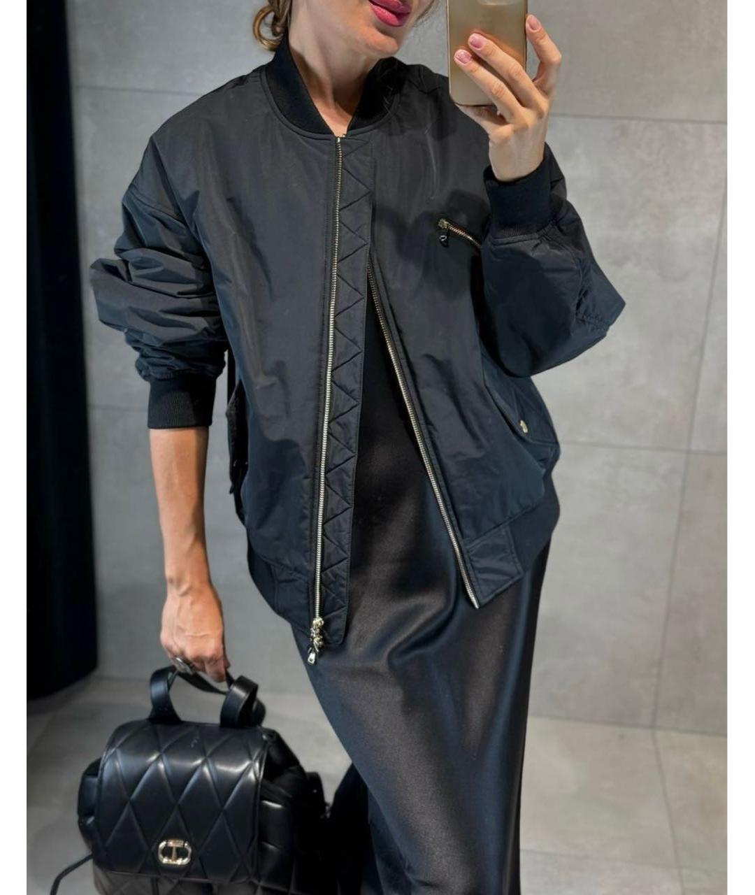 PATRIZIA PEPE Черная куртка, фото 7