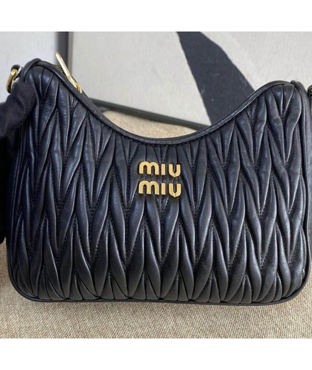 MIU MIU Черная сумка через плечо, фото 3