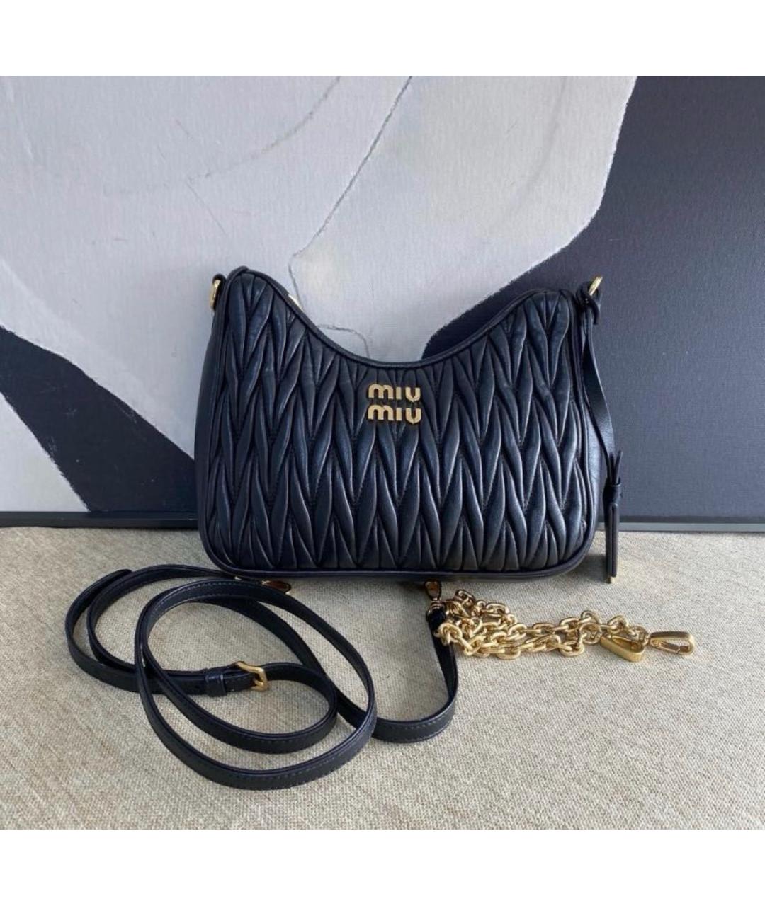 MIU MIU Черная сумка через плечо, фото 2