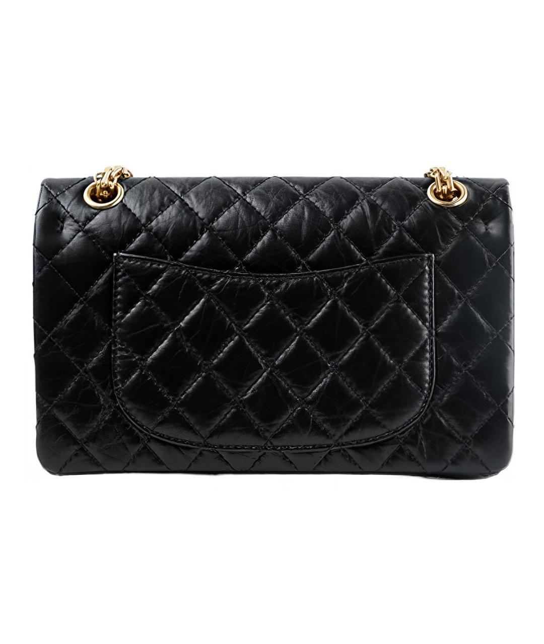 CHANEL Черная кожаная сумка через плечо, фото 3